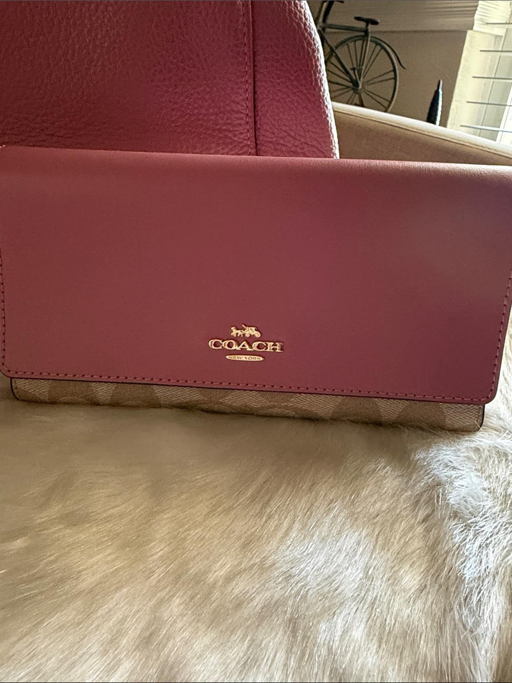 Coach Erin Peony Shoulder Bag, Coach Slim Envelope Peony Wallet & Coach Cosmetic - Picture 4 of 11